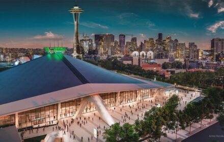 Seattle's Climate Pledge Arena Substantially Complete Two Weeks Early