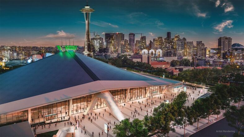 Seattle's Climate Pledge Arena Substantially Complete Two Weeks Early