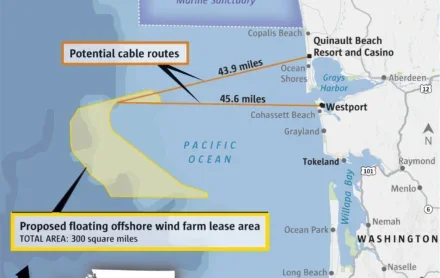 Seattle developer pushes for WA’s first floating offshore wind farm off Olympic Peninsula